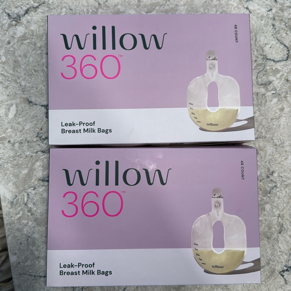 Willow 360 Leak Proof Breast Milk Bags: 2 48ct boxes